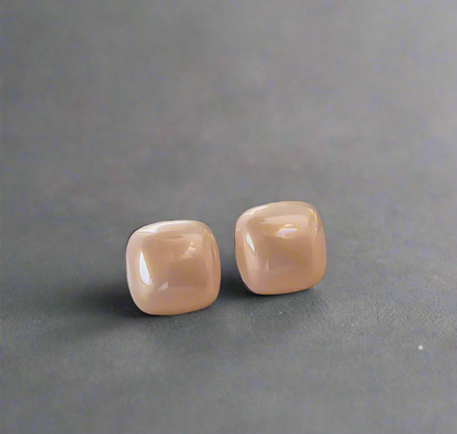 方糖珍珠耳釘 Sugar Cube Pearl Earrings