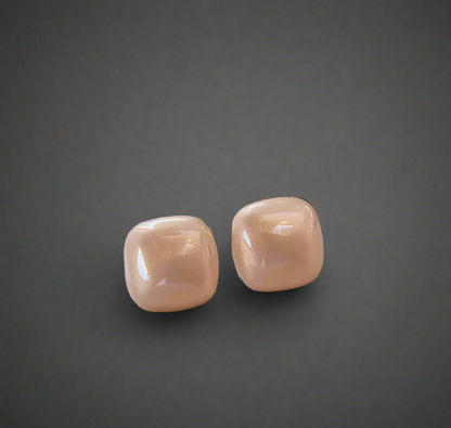 方糖珍珠耳釘 Sugar Cube Pearl Earrings